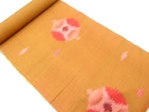 アンティーク　七宝模様織り出し　羽尺反物